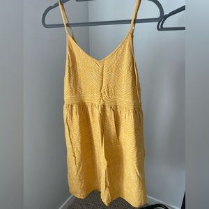 RVCA yellow summer dress